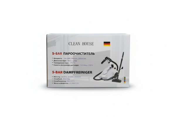CLEAN HOUSE 5-Bar Steam Cleaner (Dampfreiniger)