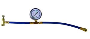 Charging hose gauge