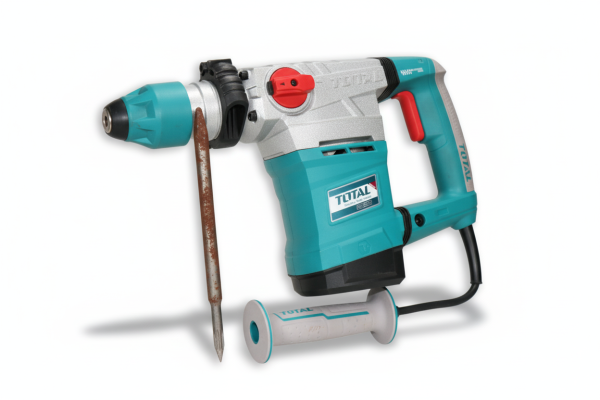 TOTAL Rotary Hammer Drill with Chisel Set
