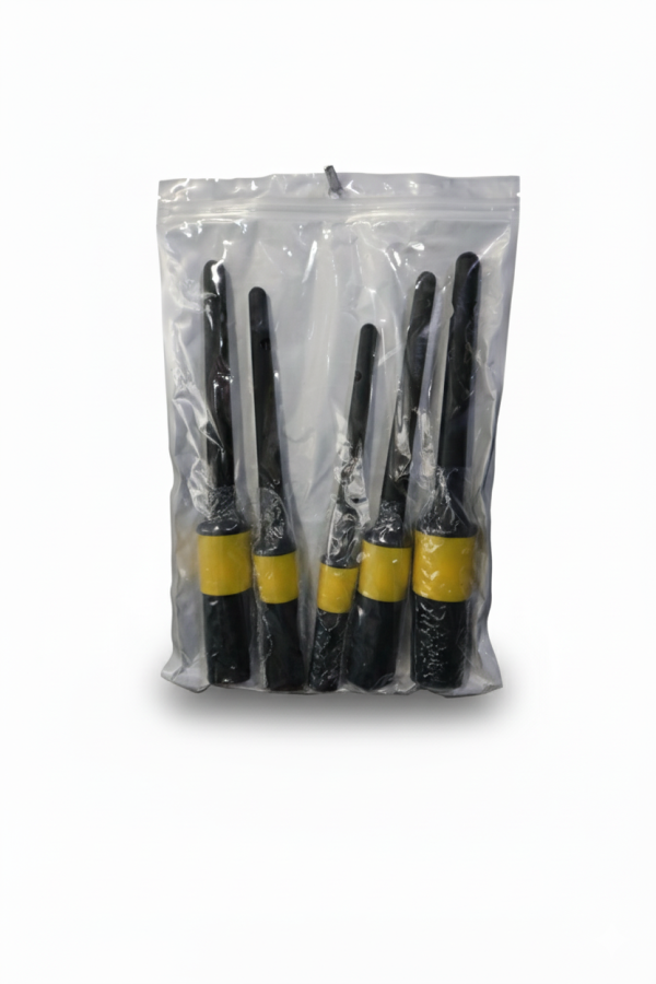 Premium 5-Piece Auto Detailing Brush Set