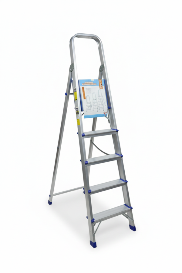 Household Aluminum Step Ladder (5 Steps)
