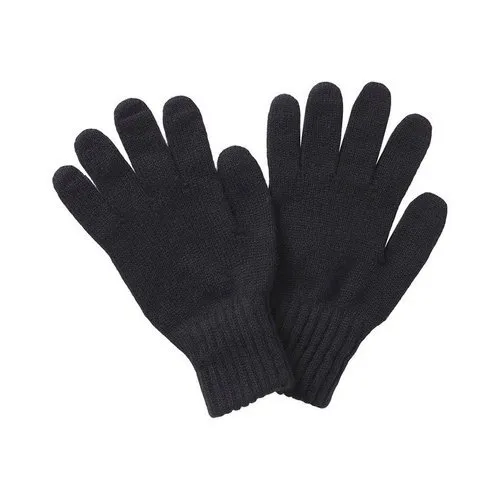 black hand gloves