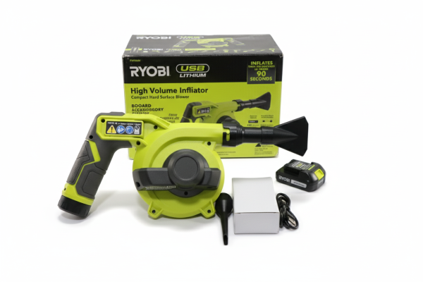 RYOBI 4V USB Lithium High Volume Inflator & Compact Blower RYOBI 4V USB Lithium High Volume Inflator & Compact Blower