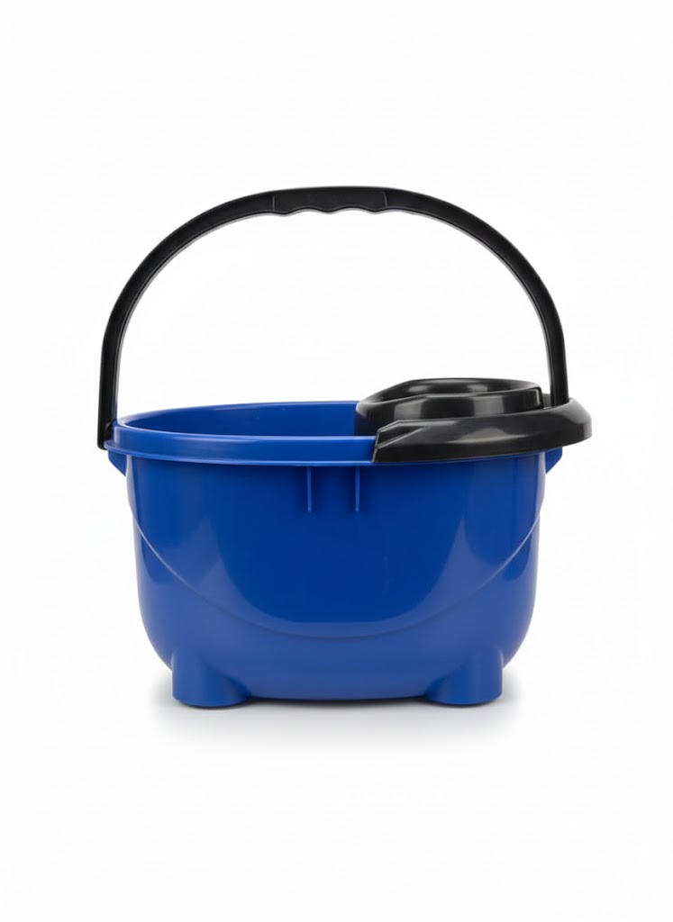 Multiple Compartment Bucket Dual-Compartment Mop Bucket: Effortless Cleaning - Cleanmart